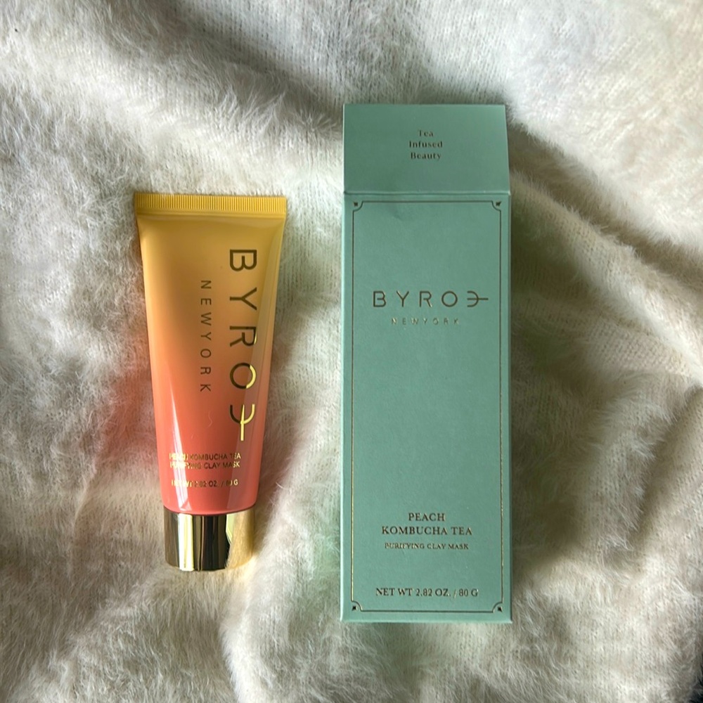 Byroe Peach Kombucha Tea Purifying Clay Mask